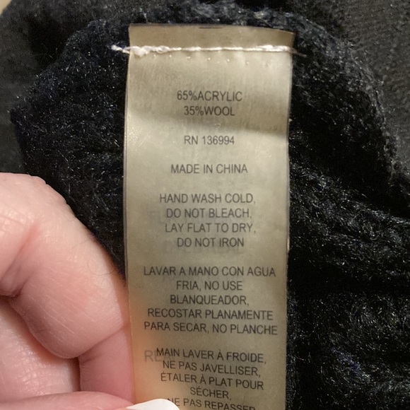 SIONI Long Wool Blend Sweater - Picture 10 of 10